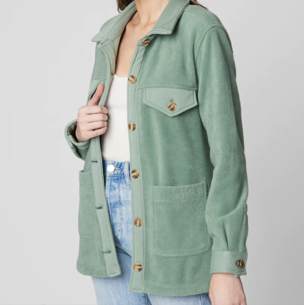 Like new fleece shirt jacket